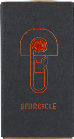 SPURCYCLE Stainless Steel Bell - Black - black-orange SPURCYCLE Stainless Steel Bell - Black - black-orange