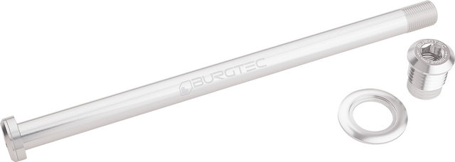 Burgtec Eje pasante trasero para Trek Session - rhodium silver/157 mm