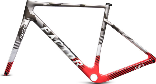 Factor ALUTO Carbon Gravel Kit de cuadro - quattro grey/M/28"/50 mm