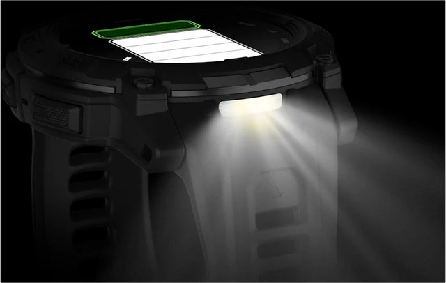 Garmin Instinct 3 50 mm AMOLED Tactical Edition GPS multisport smartwatch - black