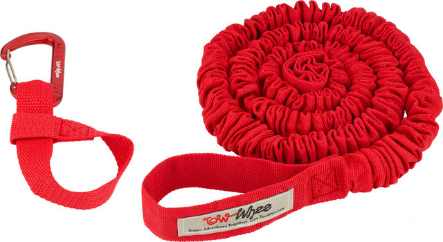 TowWhee Set de Câble de Remorquage avec Quick Loop et Mousqueton - red-red