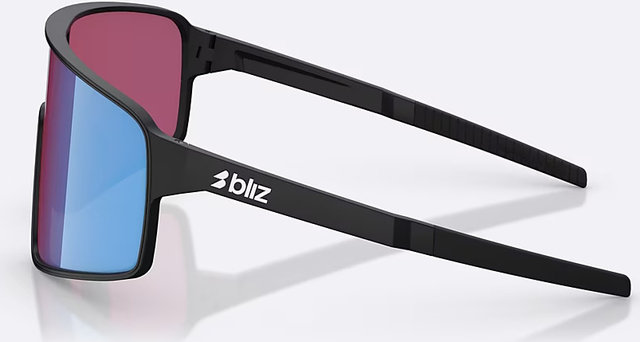 Bliz P001S Sports Glasses - matte black | nano optics nordic light begonia-violet-blue multicolor