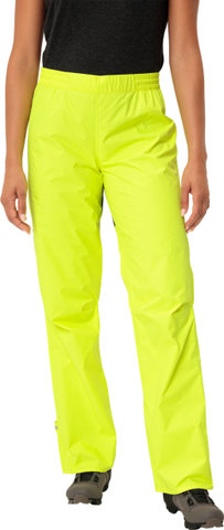 VAUDE Pantalon de Pluie Drop II W - neon yellow uni | 36 | XS