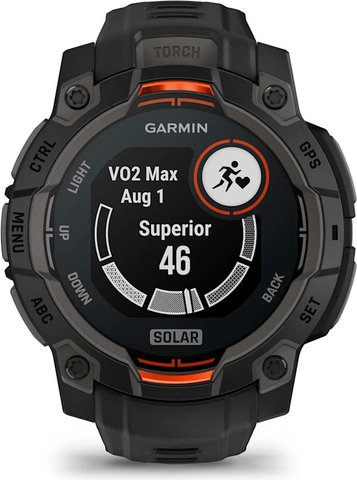 Garmin Instinct 3 45 mm GPS multisport smartwatch - black