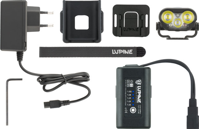 Lupine Lampe de Casque à LED Blika 4 SC - noir/2400