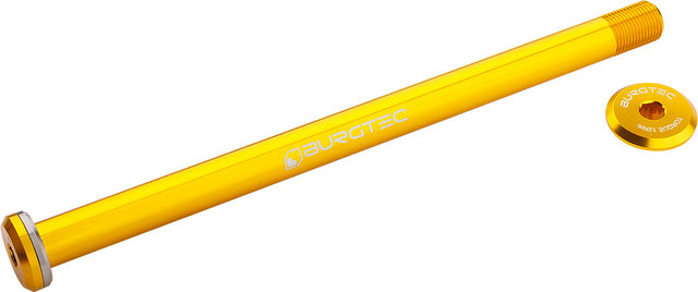 Burgtec Eje pasante trasero para Santa Cruz V10 - burgtec bullion gold/157 mm