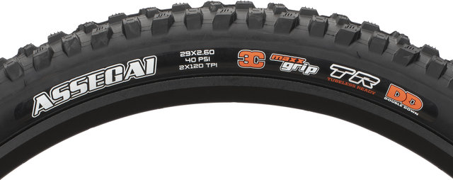 Maxxis Assegai WT DD TR 3C MaxxGrip 29'' x 2.6'' folding tyre - black | 2.6 | 29 | 66-622 | 66 mm