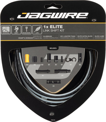 Jagwire 1X Elite Link Shifter Cable Set - black
