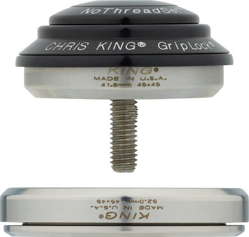 Chris King DropSet 2 IS42/28.6 - IS52/40 GripLock Headset - black/1 1/8" - 1,5" tapered/IS42/28,6 - IS52/40
