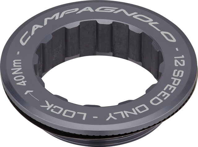 Campagnolo Anillo de bloqueo 12 velocidades - plata
