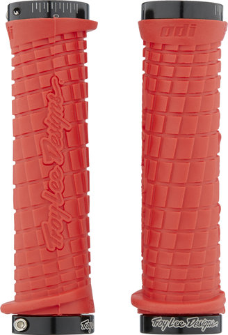 ODI Troy Lee Designs MTB Lock-On Handlebar Grips - red-black/130 mm