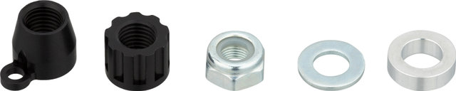 Robert Axle Project Steckachse Fahrradanhänger für 142 und 148 mm Einbaubreite - schwarz/Typ 7