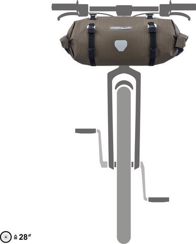 ORTLIEB Sacoche de guidon Handlebar-Pack Flex - dark sand
