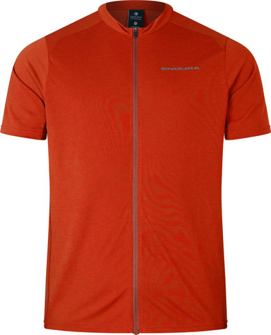Endura Loop S/S Zipped Trikot - flame red | L
