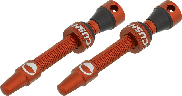 CushCore Tubeless Ventil 44 mm 2er-Set - orange/SV