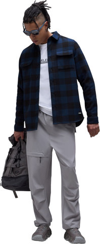 Oakley Bear Cozy Flannel Shirt - abyss pitch black check | XL