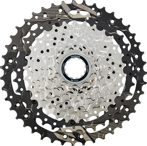 Shimano CS-LG600-10 Linkglide Kassette 10-fach - Werkstattverpackung - silber-schwarz | 11-43
