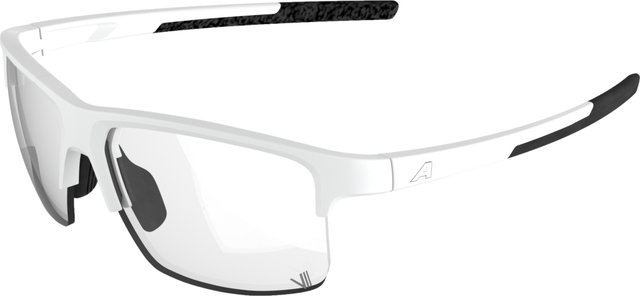 Alpina Eagle V Sports Glasses - white matte | varioflex black