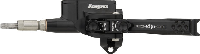 Hope Tech 4 X2 v+h Set Scheibenbremse mit Stahlflexleitung - black-black/Set/links/rechts (seitenspezifisch)