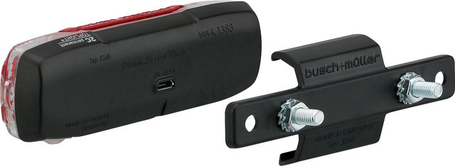 busch+müller 2C LED Rear Light - StVZO Approved - transparent red