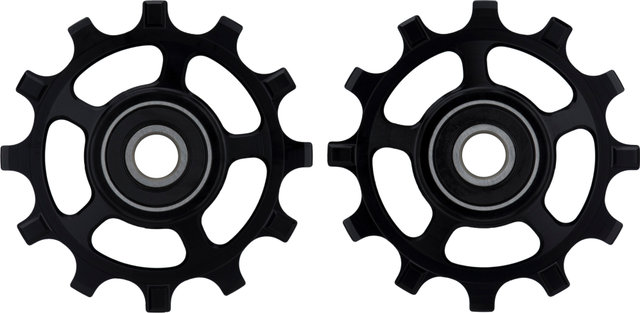 CeramicSpeed Galets de Dérailleur Shimano 11 vitesses 12 dents - black/12 dents (galet guide), 14 dents (galet tendeur)