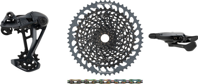 SRAM GX Eagle 1x12-speed Upgrade Kit with Cassette - black - XX1 rainbow/SRAM XD/14 teeth/SRAM XD/none/10-52/none/without