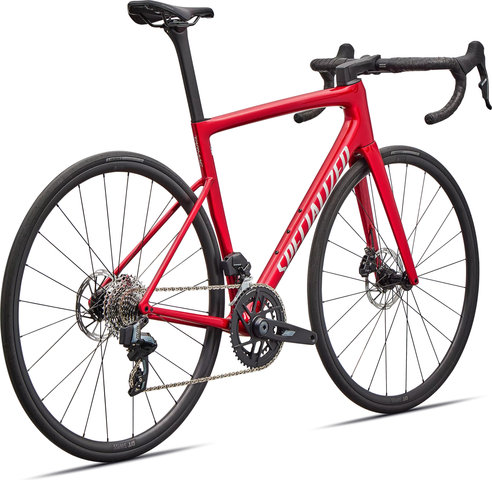 Specialized Vélo de Course en carbone Tarmac SL8 Comp AXS 28" - gloss red tint over silver dust silver dust/28"/XXS/47 mm/165,0 mm