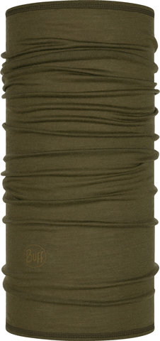 BUFF Bufanda multifuncional ligera de lana merino - solid bark/universal