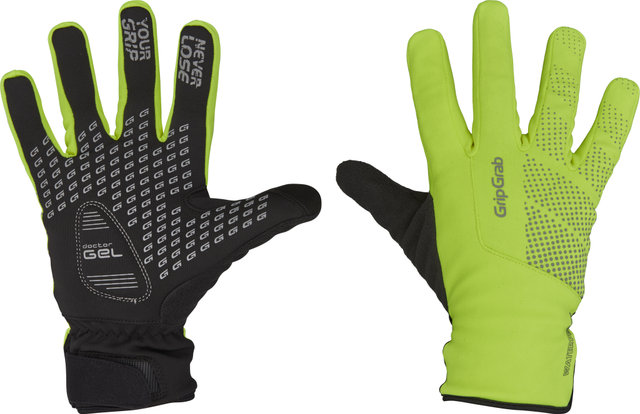 GripGrab Gants Ride Hi-Vis Waterproof Winter - yellow hi-vis/M
