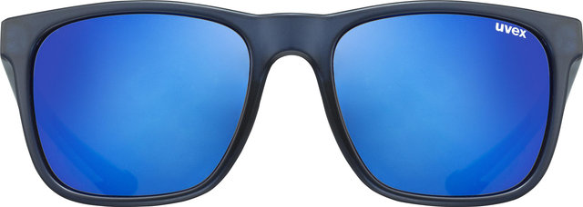 uvex Lunettes de Sport LGL 42 - blue-grey mat/mirror blue