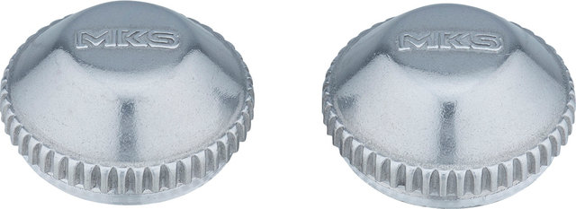 MKS Caches de Pédales Alloy Cap - argenté