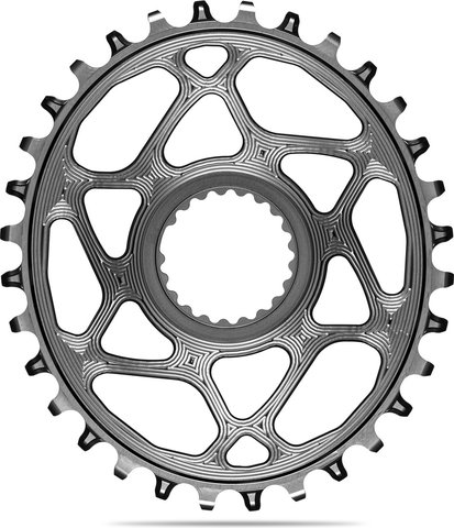 absoluteBLACK Oval Kettenblatt für Shimano DM M9100 /M8100 /M7100/M6100 /HG+ 12-fach - grey | 30 | 30 Z