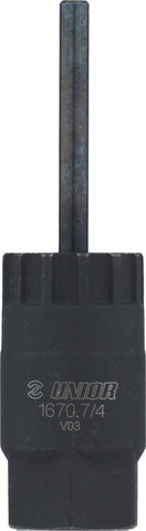 Unior Bike Tools Kassettenabzieher 1670.7/4 für Shimano mit Führungspin - black