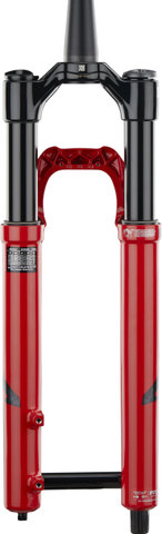 Marzocchi Horquilla de suspensión Bomber DJ 26" Modelo 2024 - gloss red/15 mm Eje Pasante/100 /37 /1 1/8" - 1,5" tapered/26"/110 mm