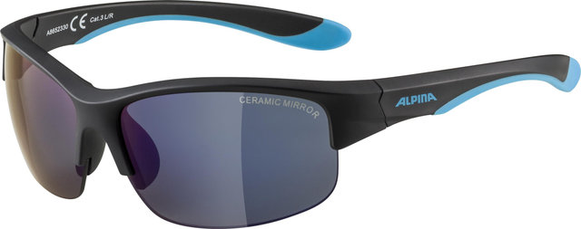 Alpina Flexxy Youth HR Kindersportbrille - black blue matt | black
