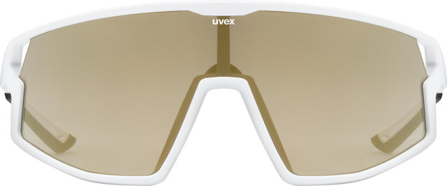 uvex Skyryse Glasses - white matte | mirror gold