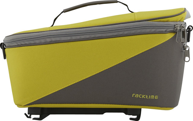 Racktime Bolsa de bicicleta Talis 2.0 - lime green-stone grey/8000 