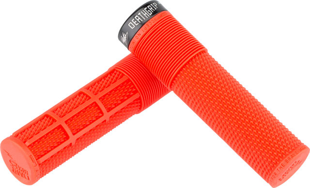 DMR Puños de manillar Brendog Death Grip FL Lock On - infra red/L