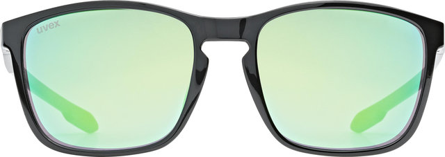 uvex LGL 52 Brille - black/mirror green