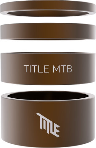 Title MTB Headset Spacer Kit 1 1/8" - bronze