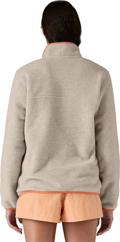 Patagonia Suéter Lightweight Synchilla Snap-T Fleece para Mujer - oatmeal heather-heirloom peach/S