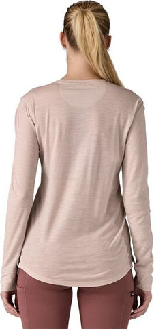 Patagonia Cap Cool Merino Graphic L/S Women's Jersey - fitz roy strata-shroom taupe/M