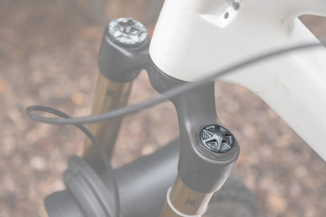 OAK Components Forkcap AIR para válvula de horquilla de suspensión - lunargrey