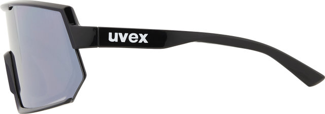 uvex sportstyle 235 sports glasses - black matte/mirror silver