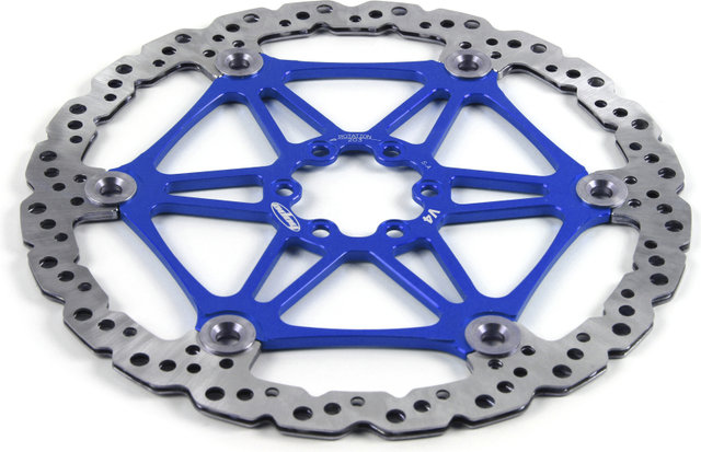 Hope Disco frenos V4 6 agujeros Floating ventilación interna para Tech 3 V4 - blue | 203 mm