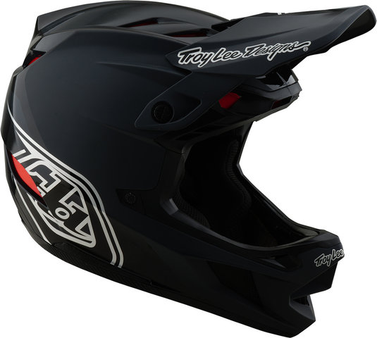 Troy Lee Designs D4 Polyacrylite Fullface Helm - shadow black/57 - 58 cm