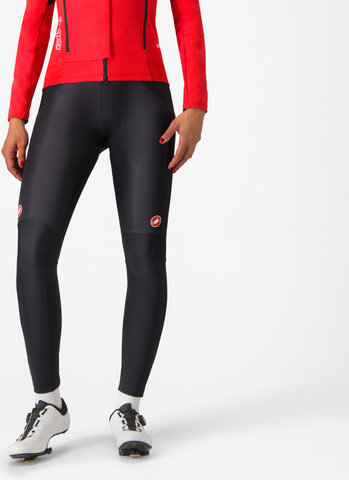 Castelli Culotte térmica con tirantes Sorpasso RoS para damas - black silver reflex | M