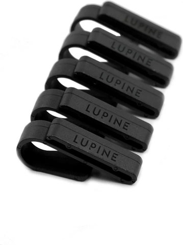 Lupine Pinces de casque pour bandeau - noir