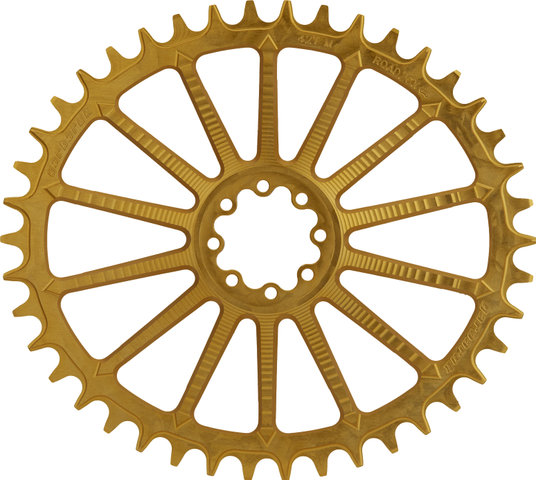 Garbaruk Oval Chainring AXS Road/CX SRAM Direct Mount 8-Hole Single Speed - gold/42 