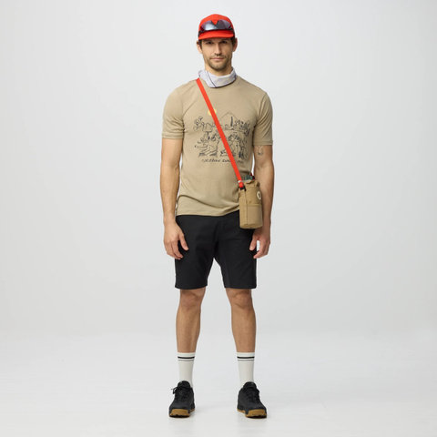 Fjällräven T-shirt Hoja Lugnt Wool - fossil | L